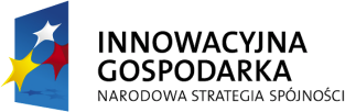 Logo Innowacyjna Gospodarka Narodowa Strategia Spójności